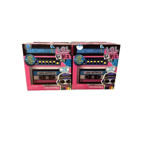 2 LOL Surprise Remix Pets 9 Surprises Music Kids Toys Doll Play Gift Girls Fun - Picture 1 of 3